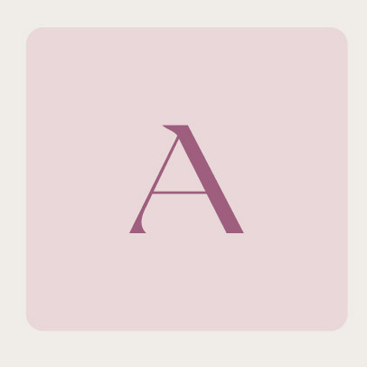 Letter A, step 1