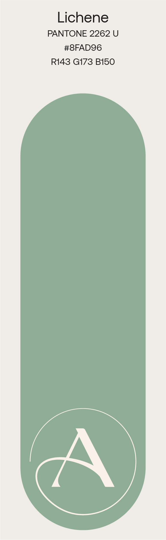 Lichene — Pantone 2262 U, #8FAD96